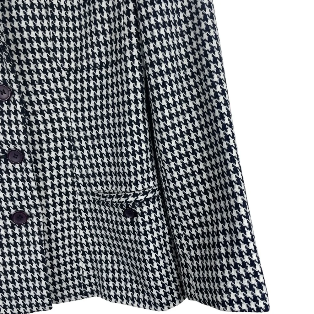 Theme Black & White Houndstooth Blazer in Size Small - Picture 9 of 11